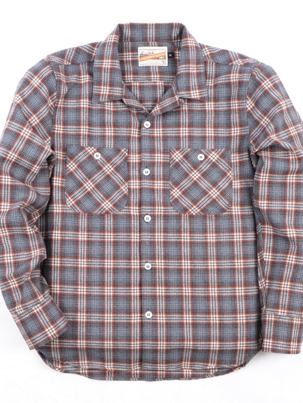 Freenote Cloth - Dayton LS Kodiak Gray Wool
